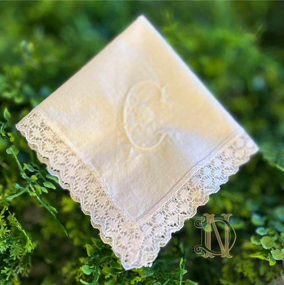 Custom Monogrammed Handkerchief