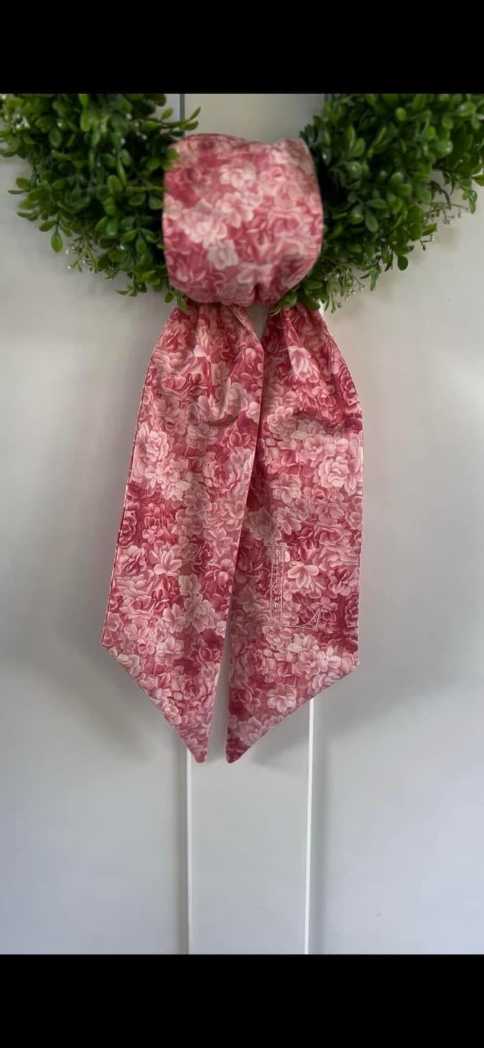 Monogrammed Wreath Sash