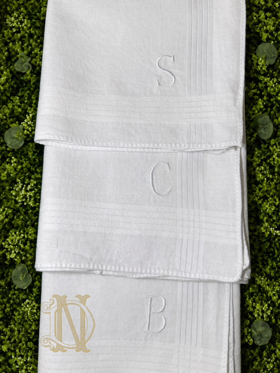 Custom Monogrammed Handkerchief