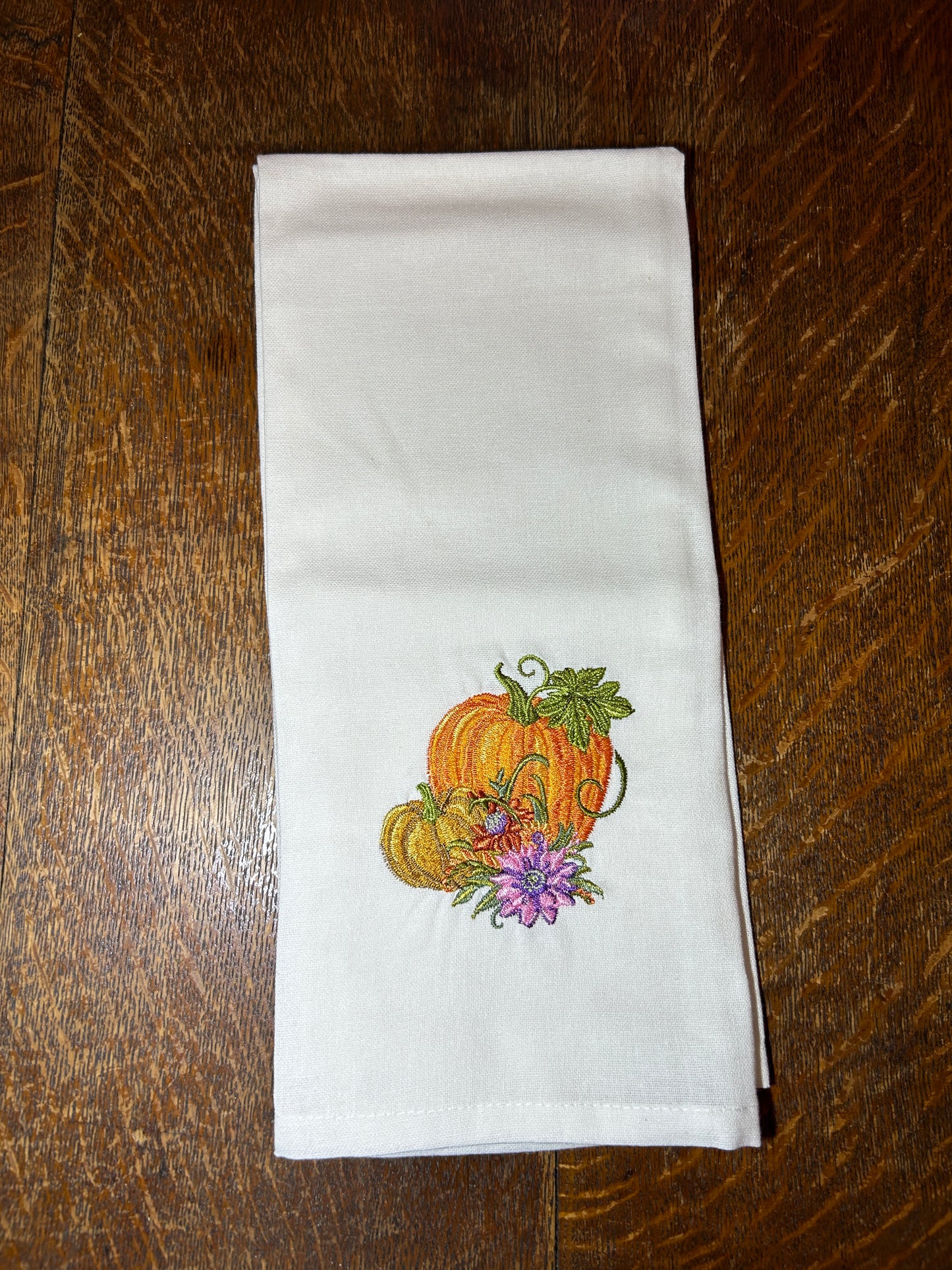 Fall Pumpkin Hand Towel