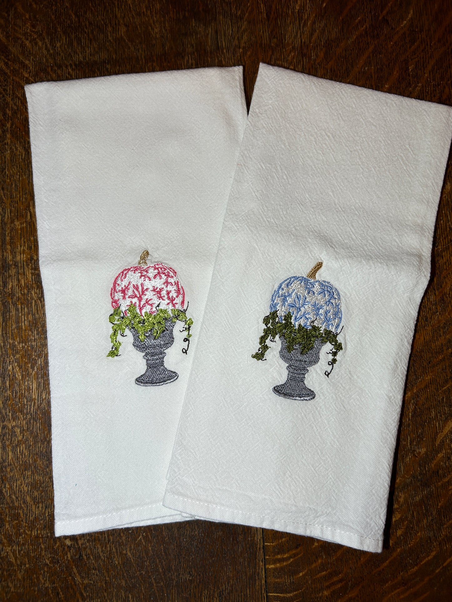 Chinoiserie Pumpkin Hand Towel