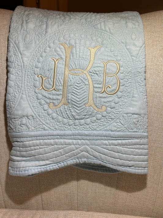 Heirloom Quilt Monogrammed