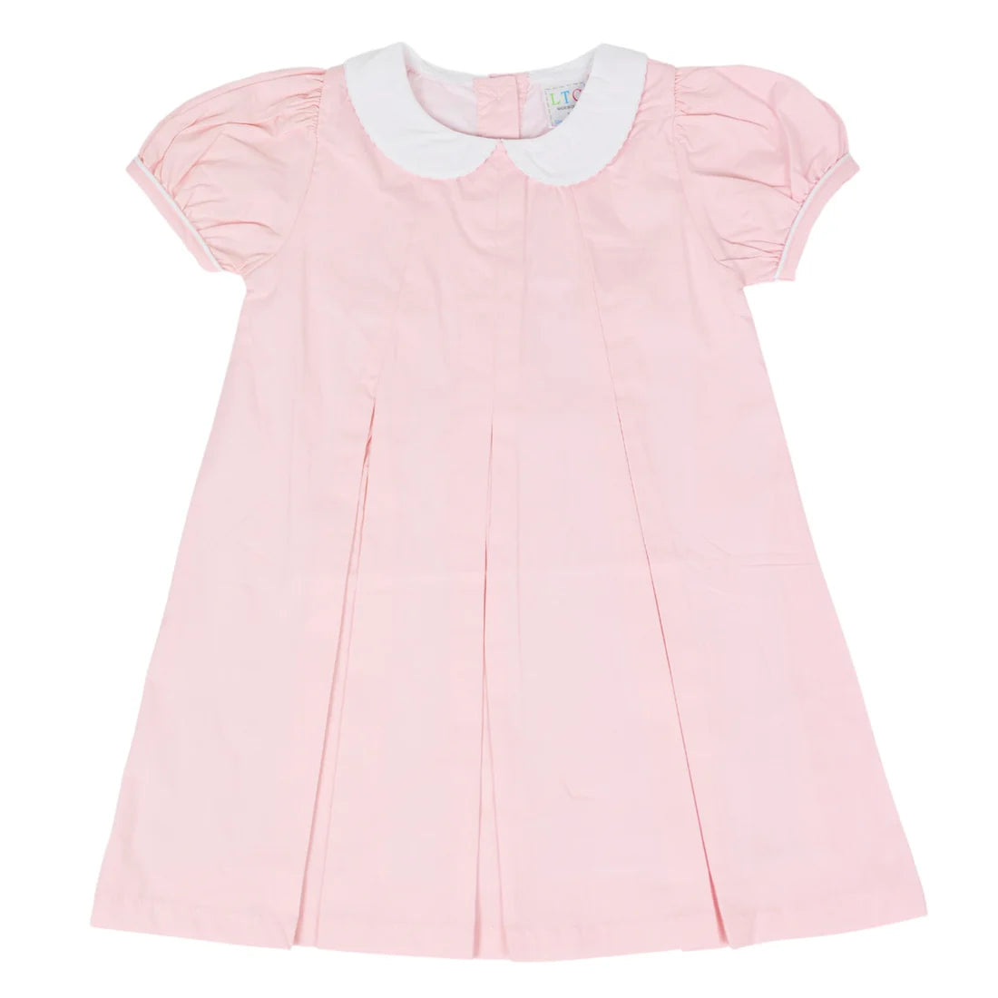 Pleated Peter Pan Collar Dress