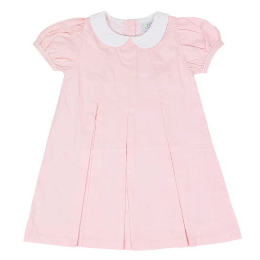 Pleated Peter Pan Collar Dress