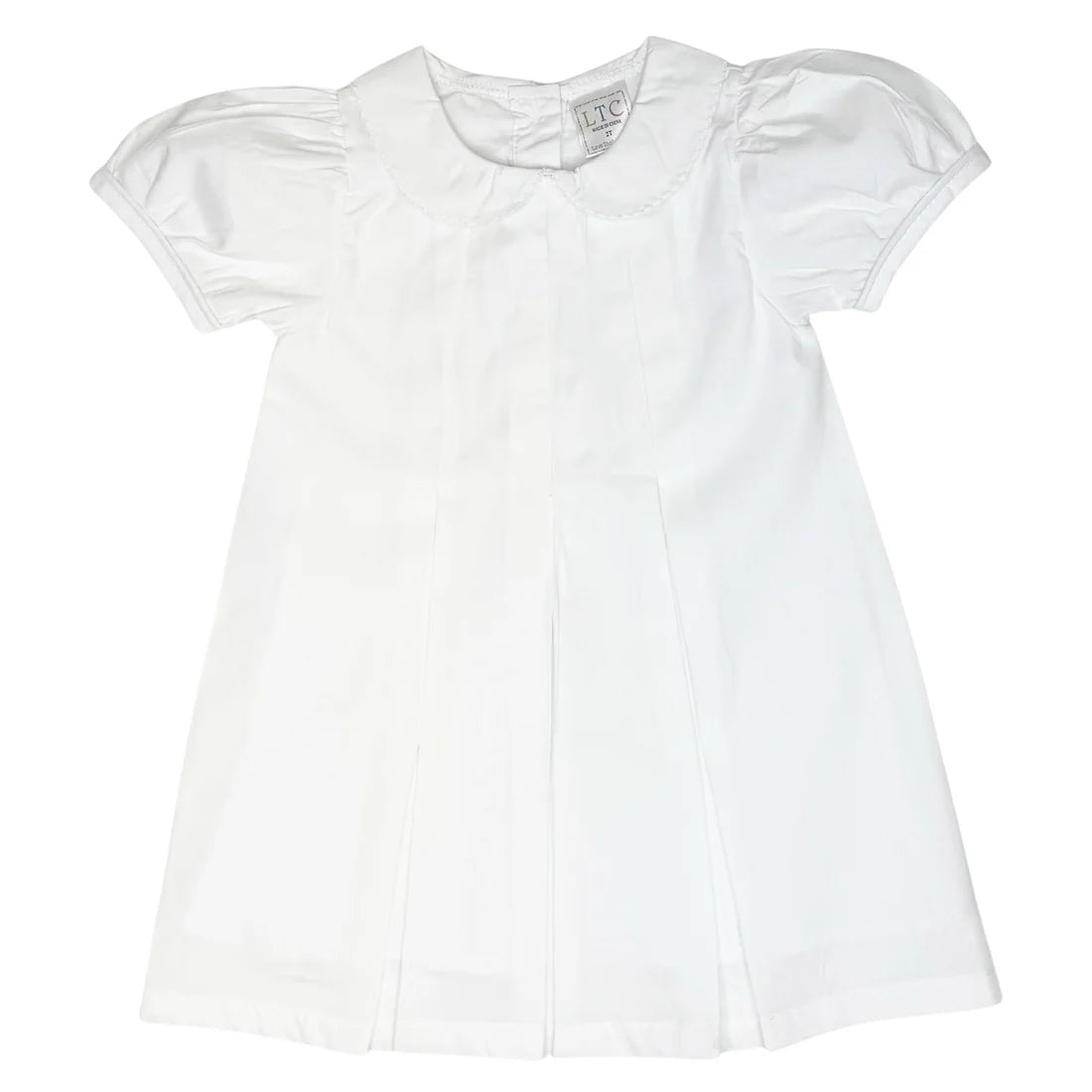 Pleated Peter Pan Collar Dress