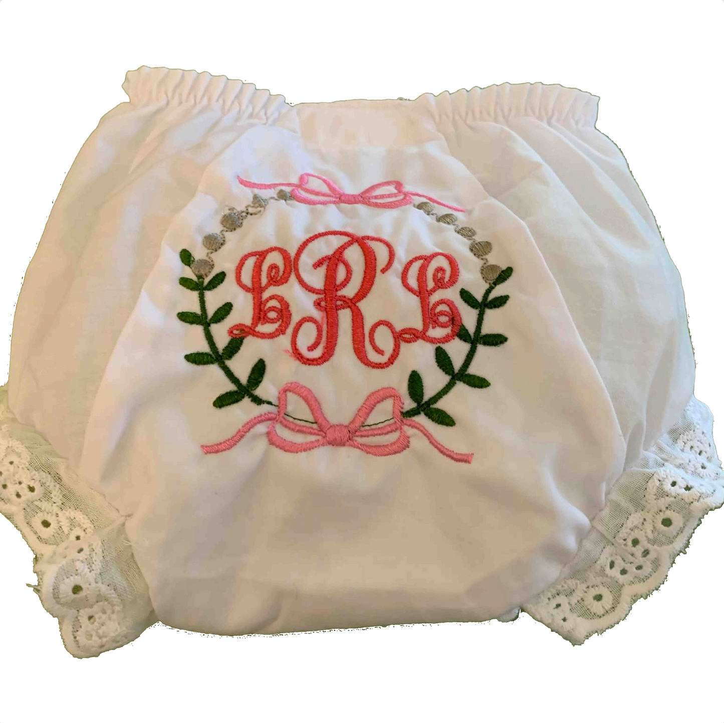 Eyelet Trimmed Diaper Cover